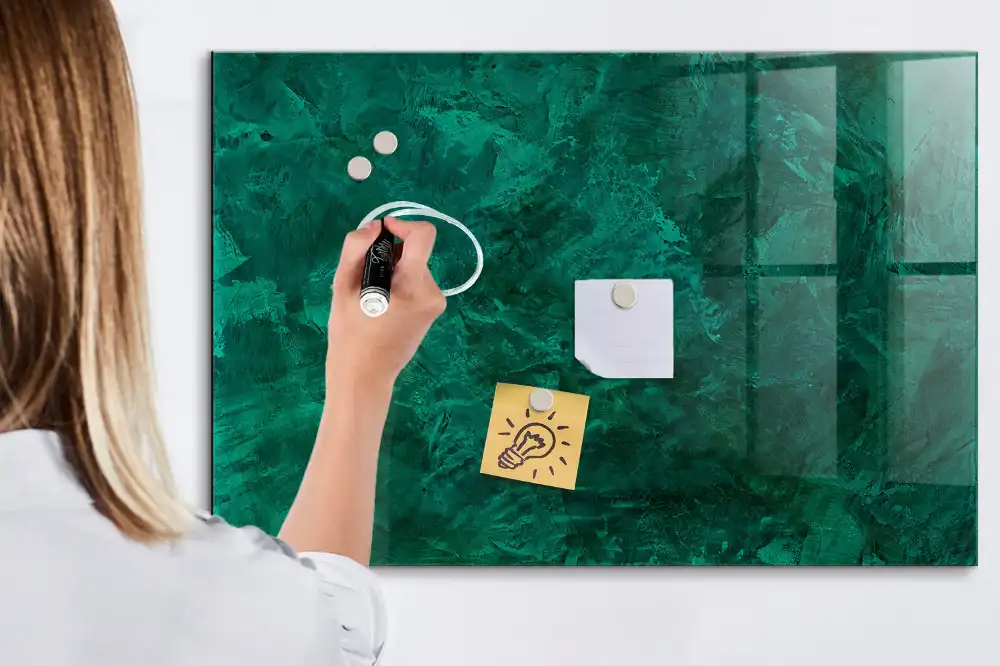 Tableau magnétique pour dessin couleur émeraude