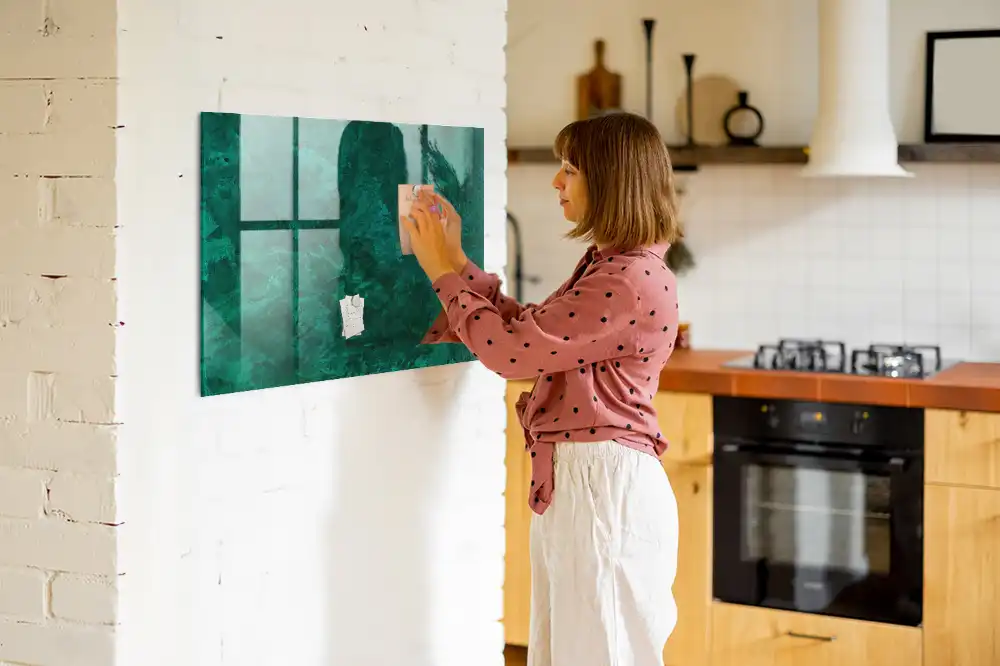Tableau magnétique pour dessin couleur émeraude