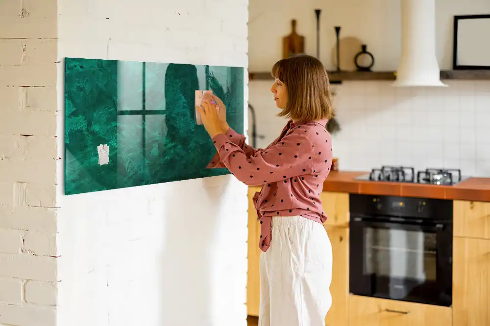 Tableau magnétique pour dessin couleur émeraude