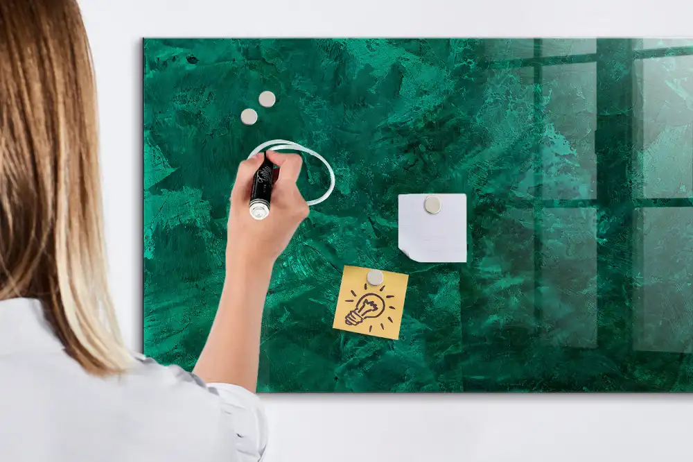Tableau magnétique pour dessin couleur émeraude