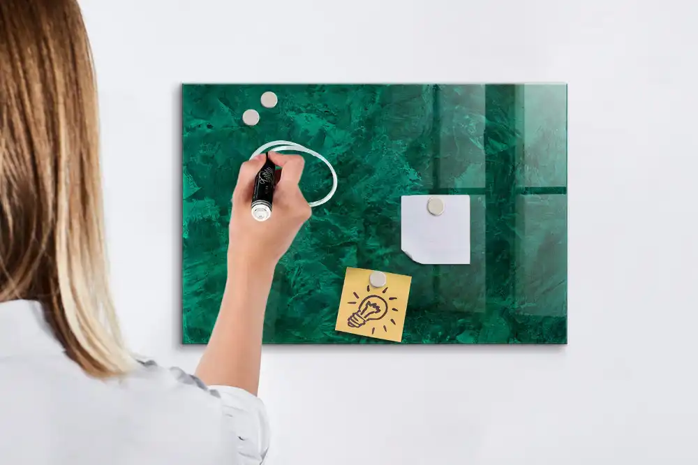 Tableau magnétique pour dessin couleur émeraude