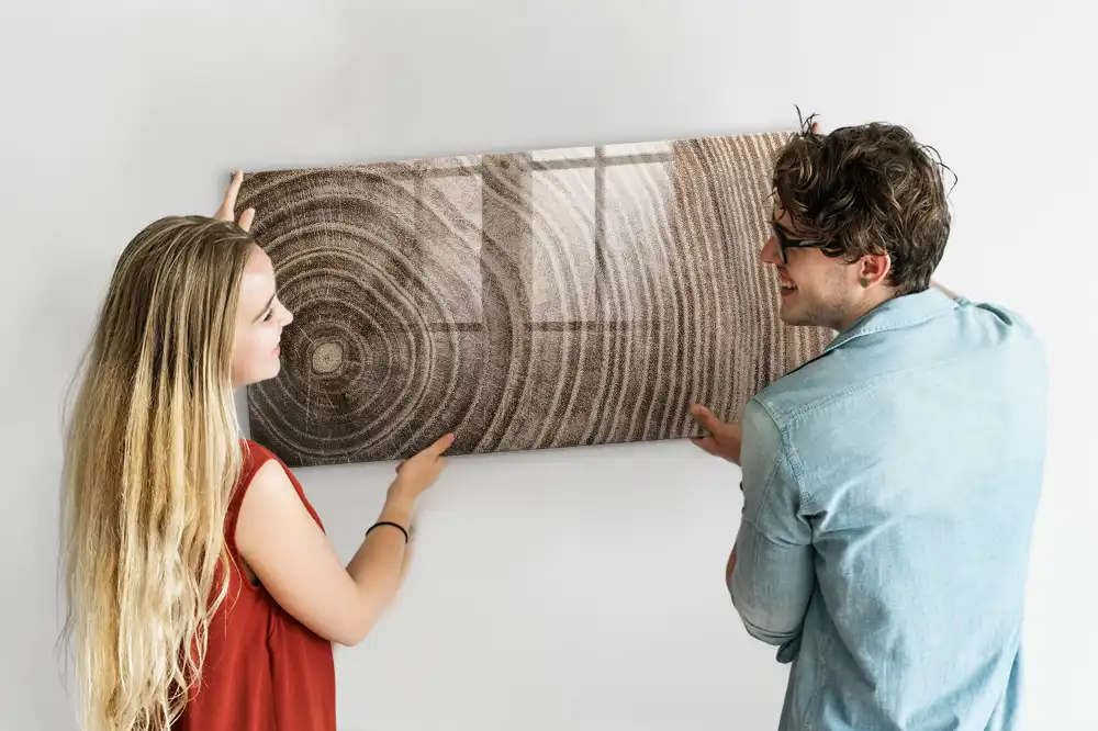 Tableau magnétique à dessiner en forme de morceau de tronc