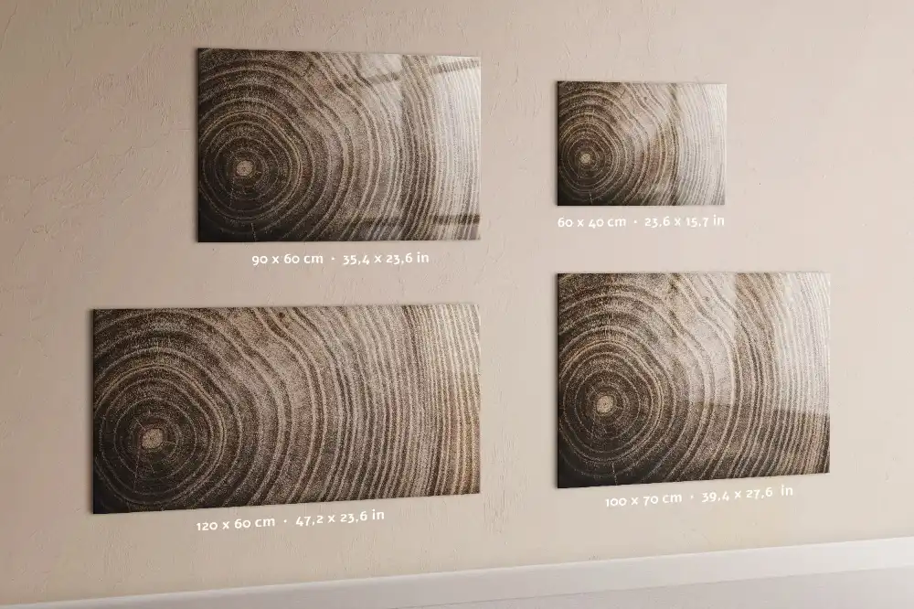 Tableau magnétique à dessiner en forme de morceau de tronc