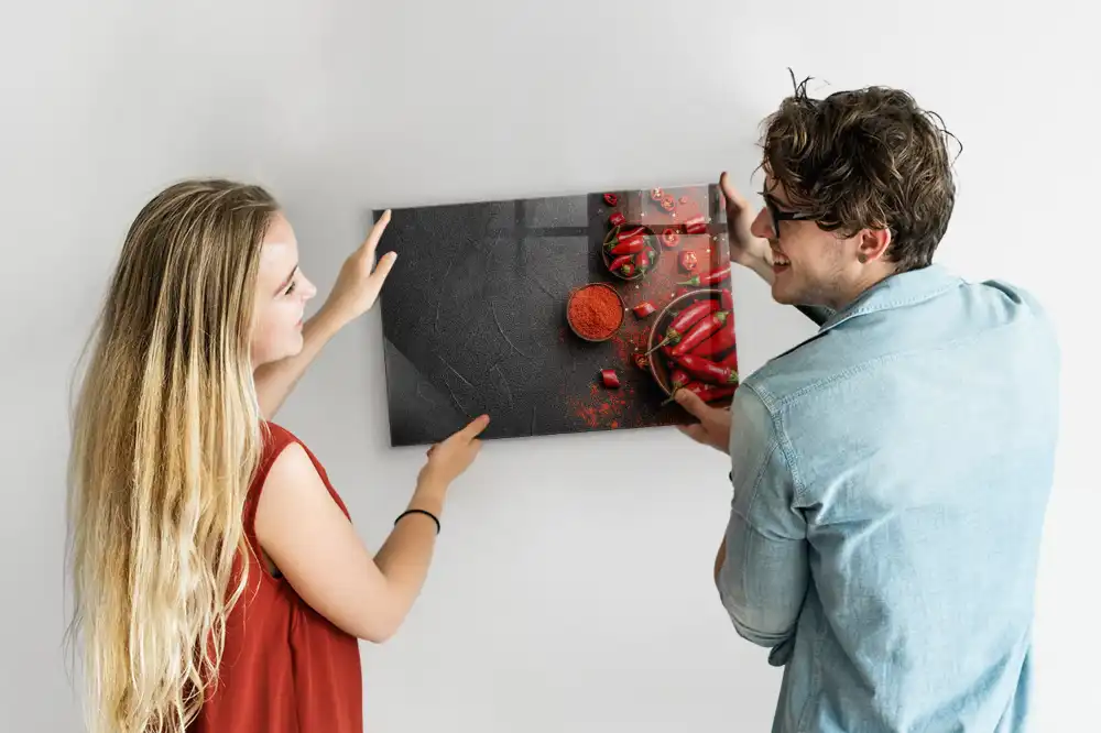 Tableau magnétique pour dessin motif piments forts