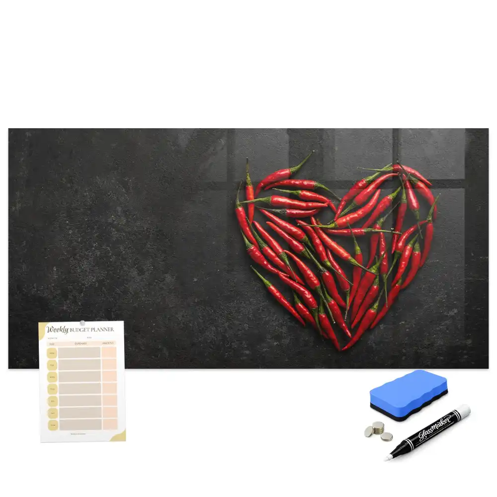 Tableau magnétique pour dessin Cœur de poivre