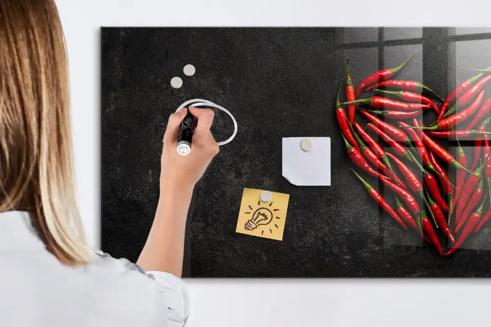 Tableau magnétique pour dessin Cœur de poivre