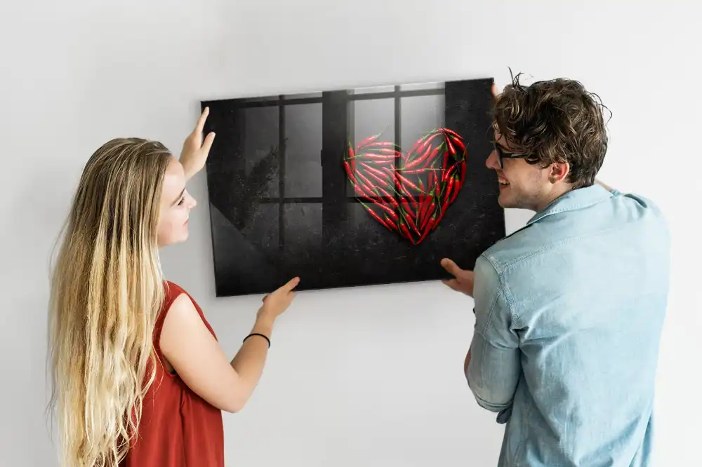 Tableau magnétique pour dessin Cœur de poivre
