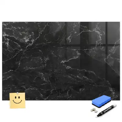Tableau magnétique à dessiner effet granit foncé