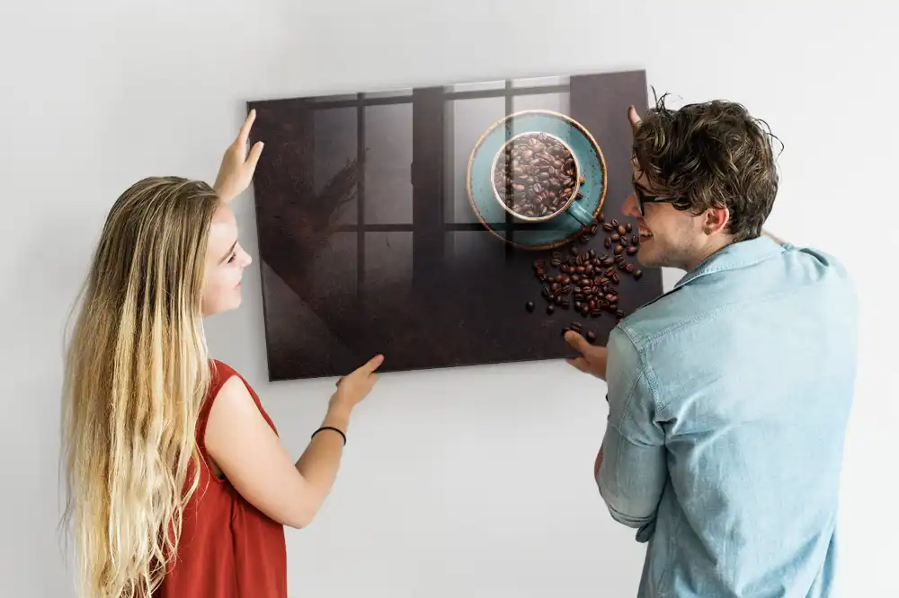 Tableau magnétique avec feutre café aromatique
