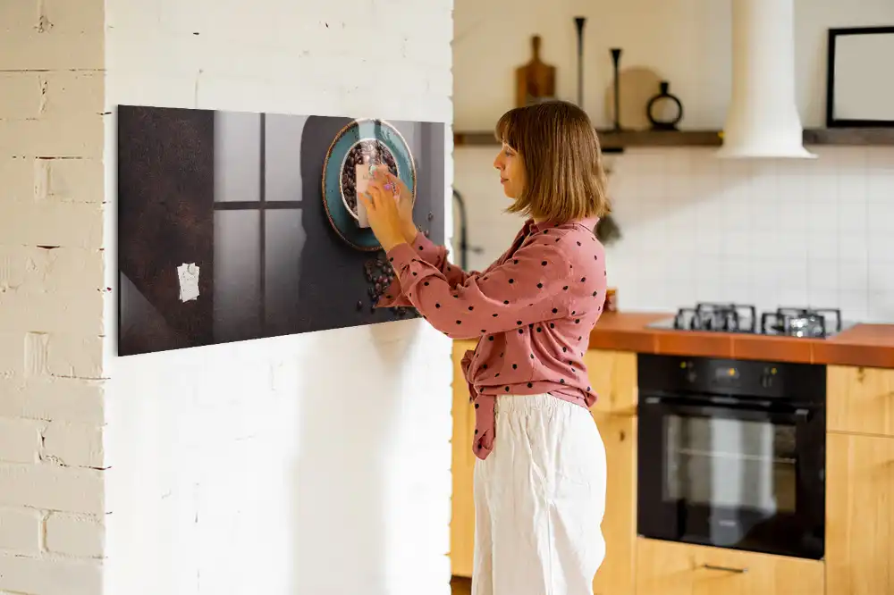 Tableau magnétique avec feutre café aromatique