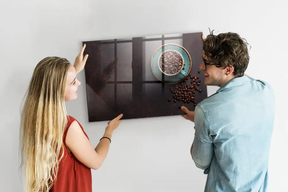 Tableau magnétique avec feutre café aromatique