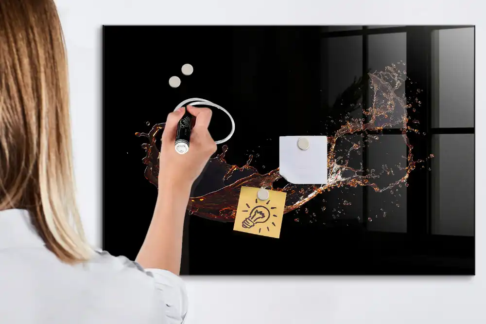 Tableau magnétique à dessin motif tache de boisson
