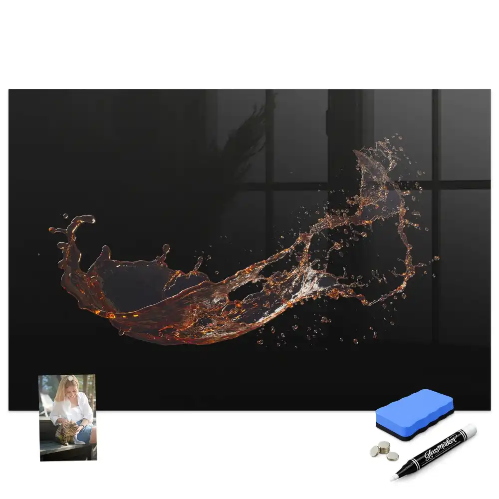 Tableau magnétique à dessin motif tache de boisson