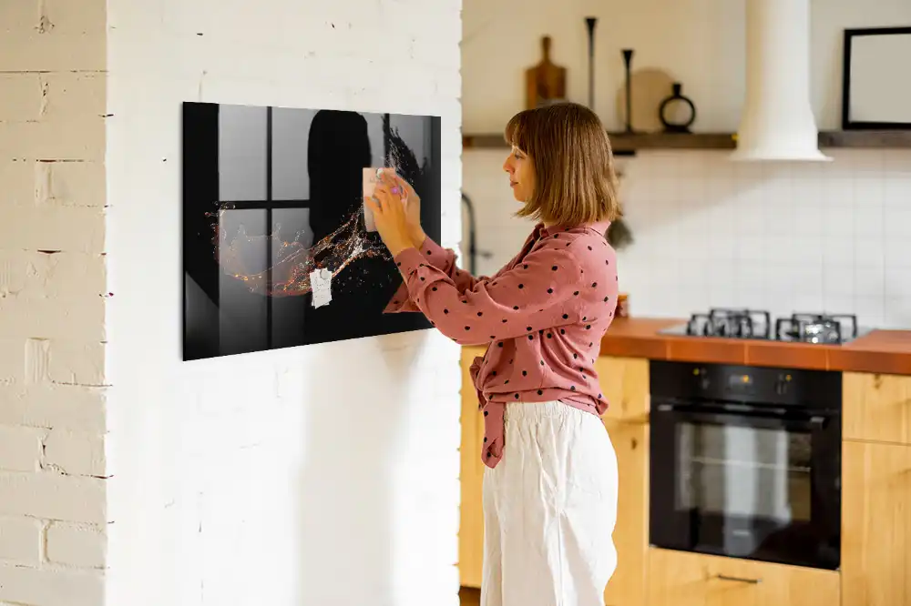 Tableau magnétique à dessin motif tache de boisson