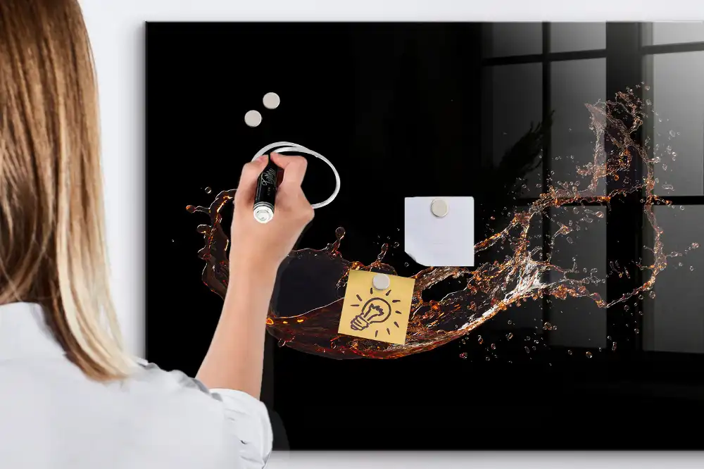 Tableau magnétique à dessin motif tache de boisson