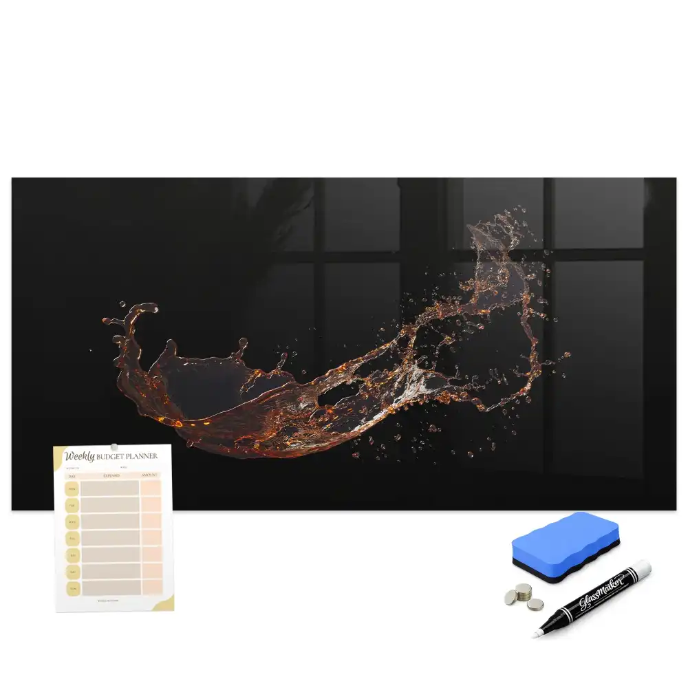 Tableau magnétique à dessin motif tache de boisson