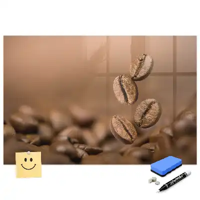Tableau magnétique avec feutre caféine torréfiée