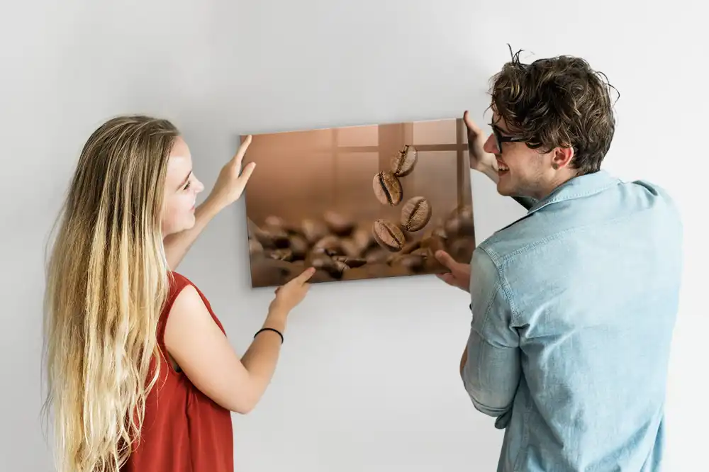 Tableau magnétique avec feutre caféine torréfiée