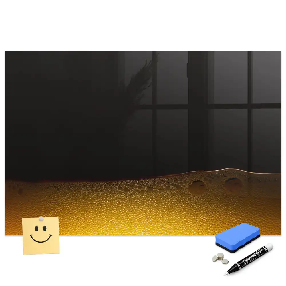 Tableau magnétique pour dessin motif jus d'orange