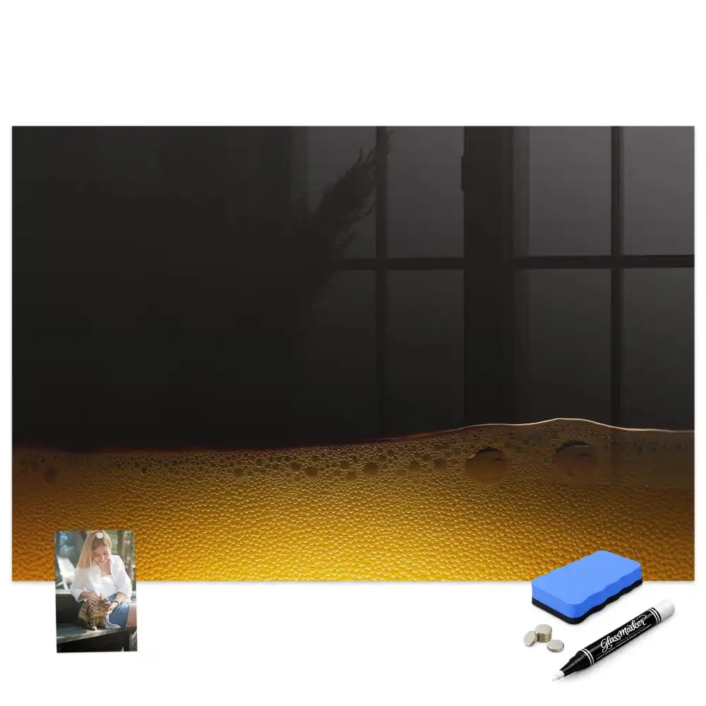 Tableau magnétique pour dessin motif jus d'orange