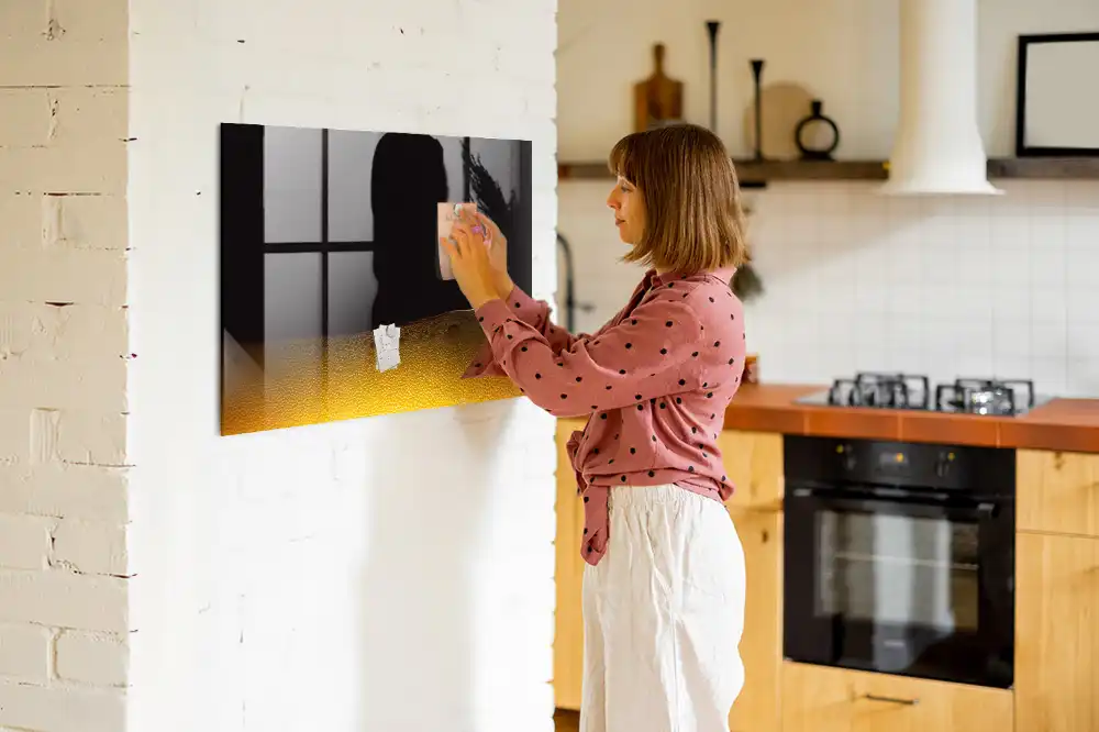 Tableau magnétique pour dessin motif jus d'orange