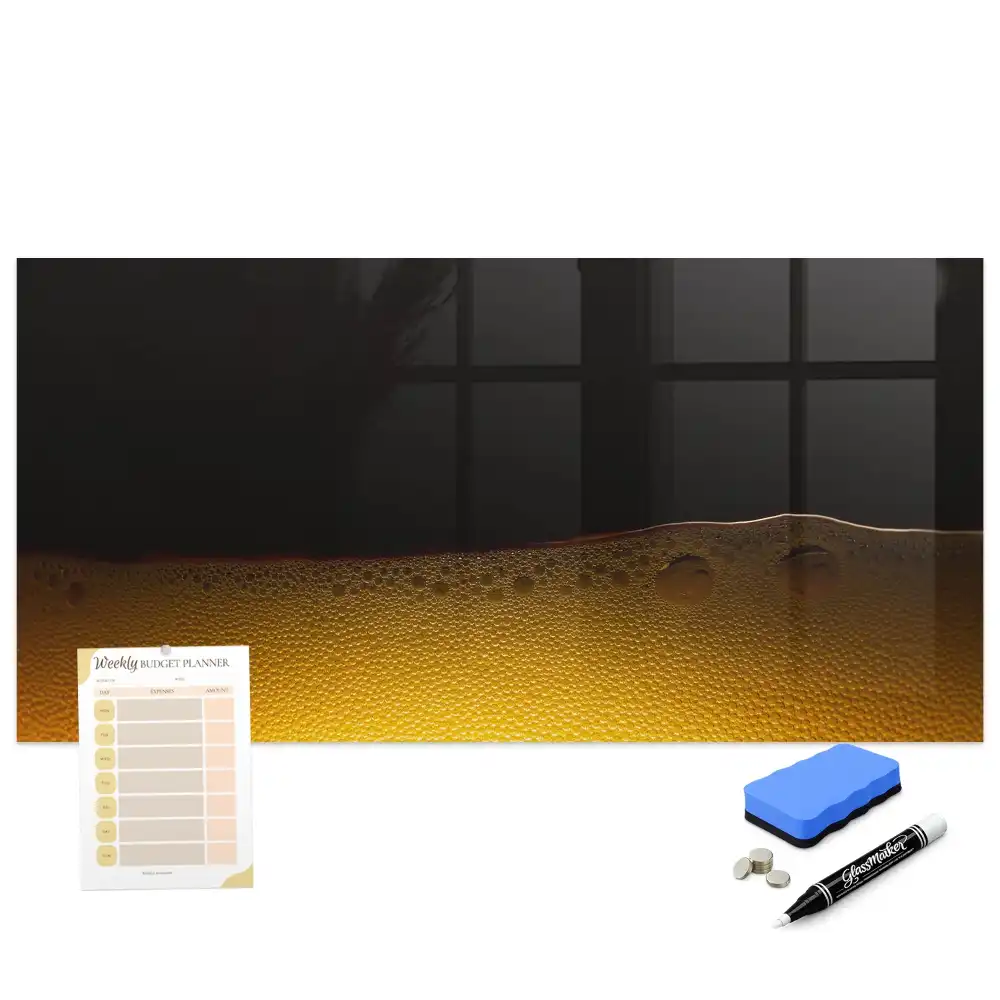 Tableau magnétique pour dessin motif jus d'orange