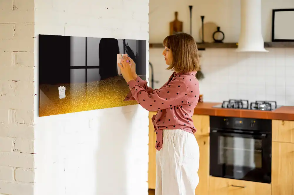 Tableau magnétique pour dessin motif jus d'orange