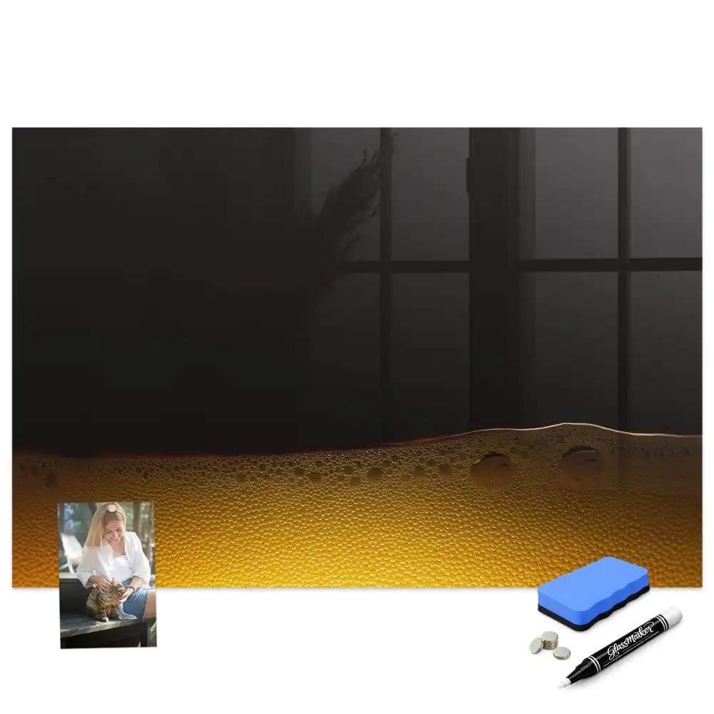 Tableau magnétique pour dessin motif jus d'orange