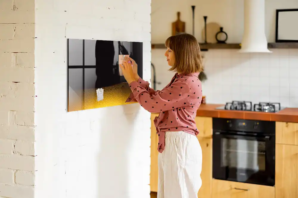 Tableau magnétique pour dessin motif jus d'orange