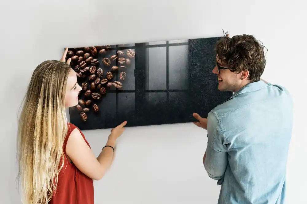 Tableau à dessiner magnétique motif café en grains