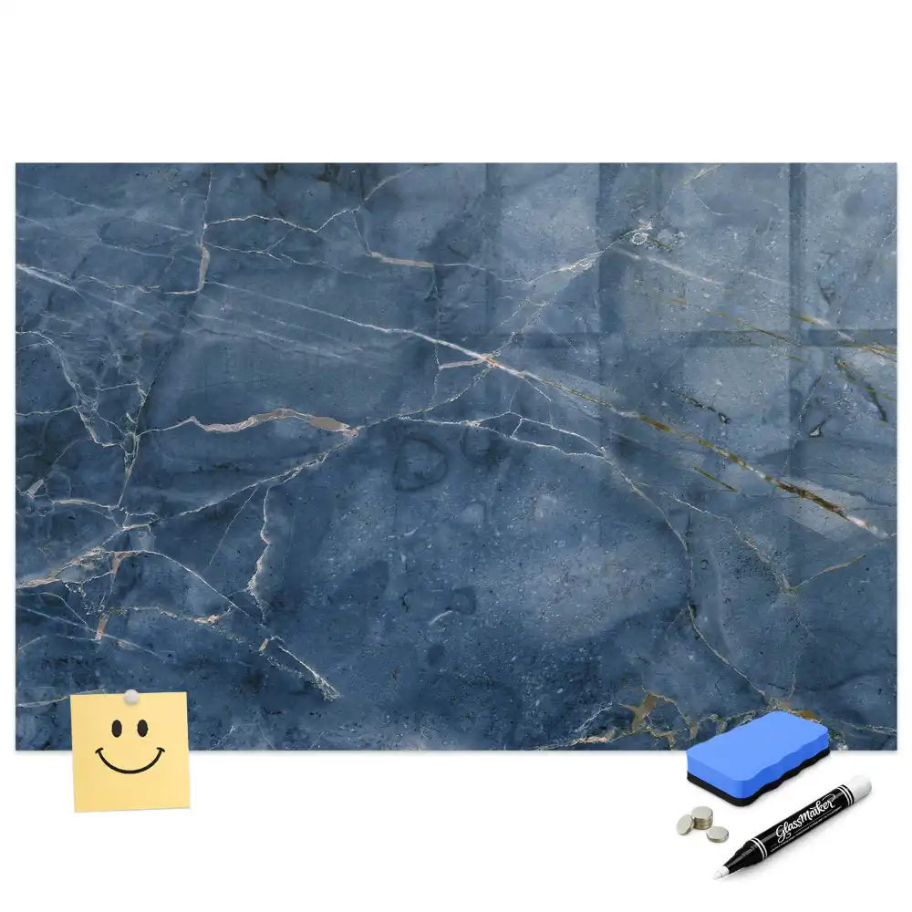 Tableau magnétique pour dessin à motif marbre élégant