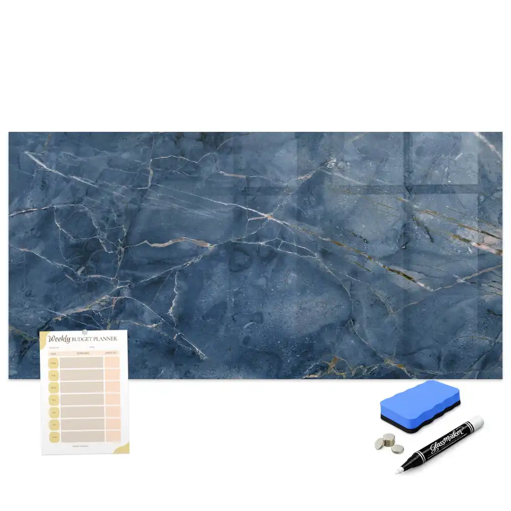 Tableau magnétique pour dessin à motif marbre élégant
