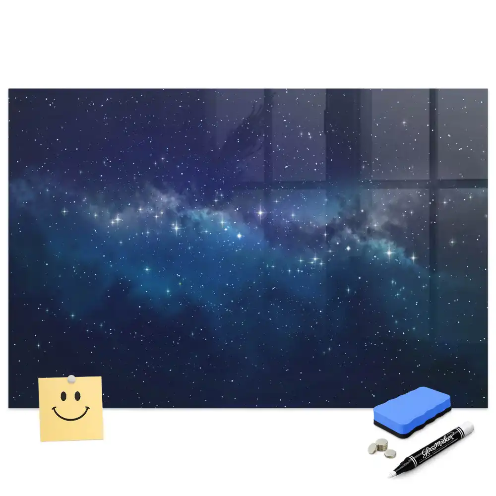 Tableau magnétique à dessiner ciel étoilé
