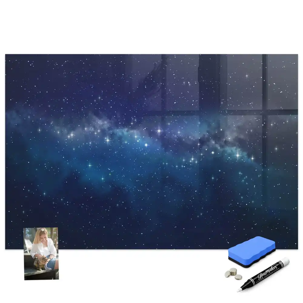 Tableau magnétique à dessiner ciel étoilé