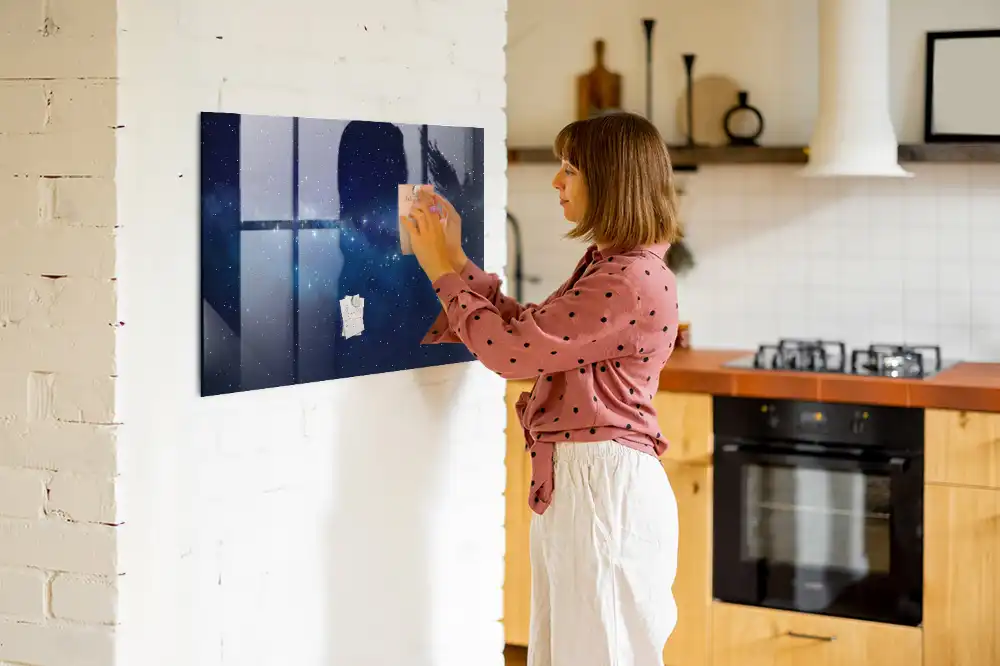 Tableau magnétique à dessiner ciel étoilé