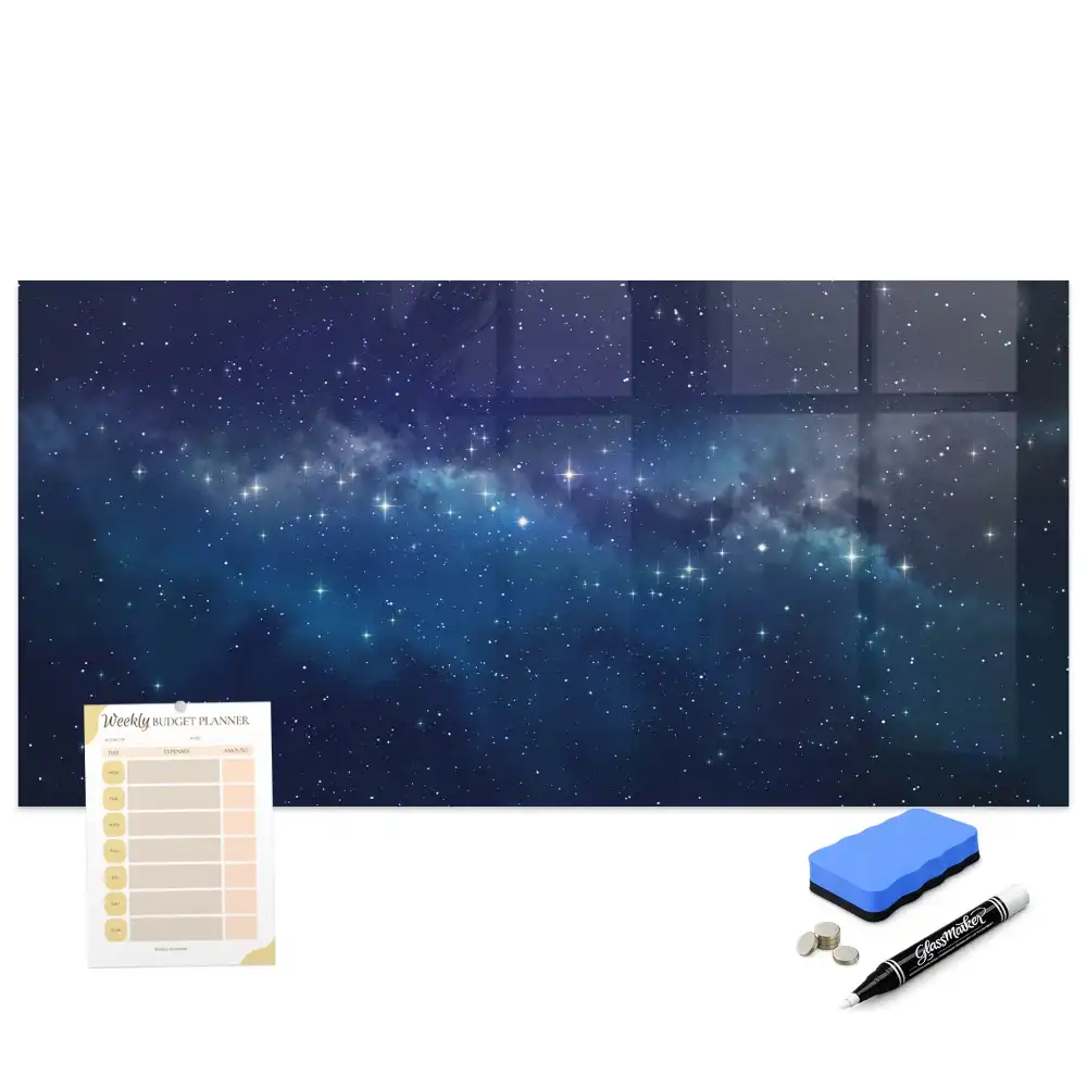 Tableau magnétique à dessiner ciel étoilé