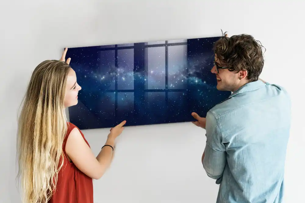 Tableau magnétique à dessiner ciel étoilé
