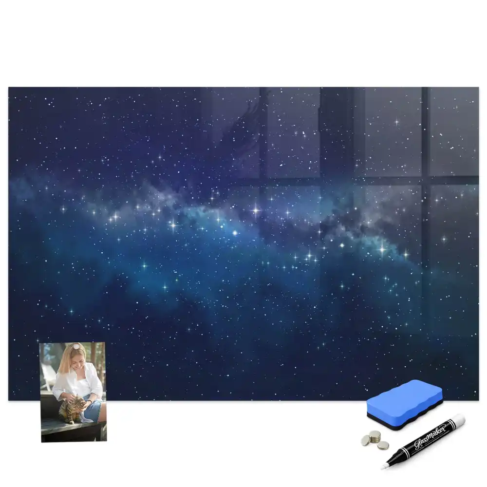 Tableau magnétique à dessiner ciel étoilé