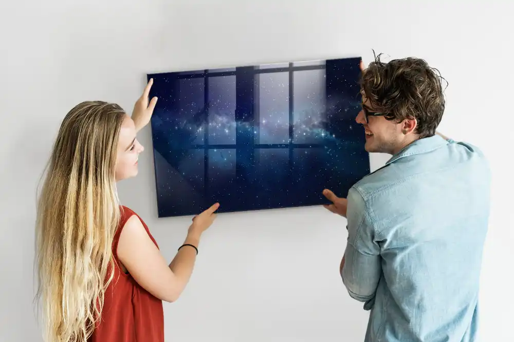 Tableau magnétique à dessiner ciel étoilé