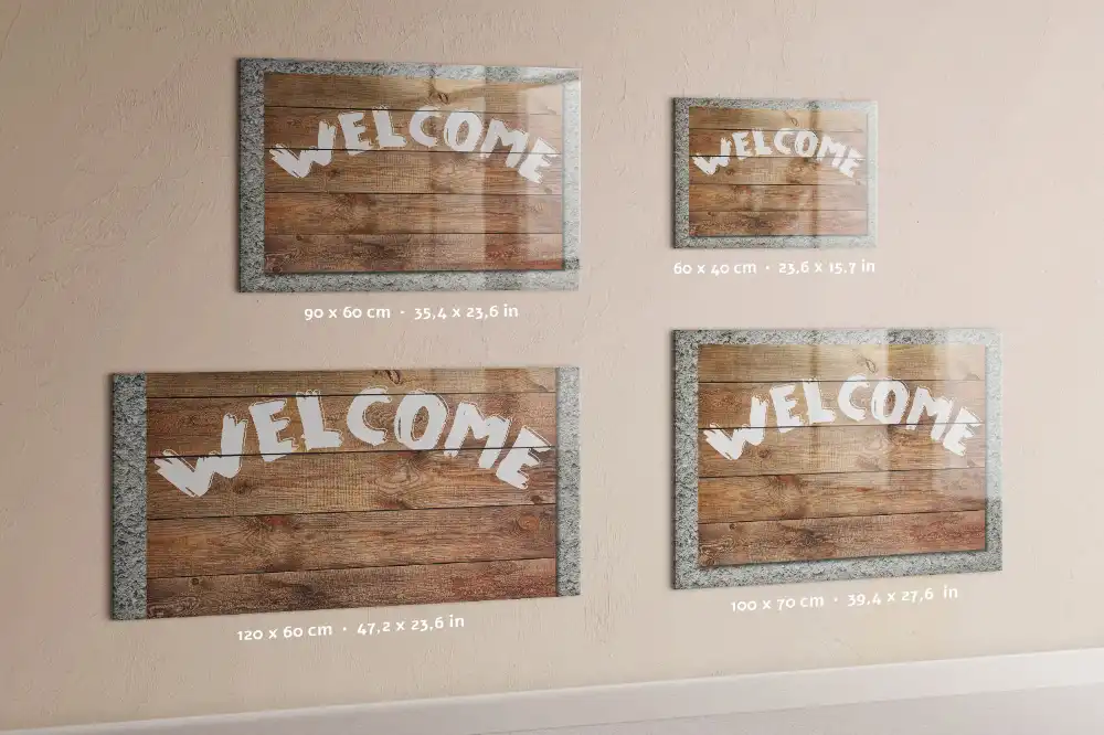 Tableau blanc magnétique effaçable à sec pour accueil