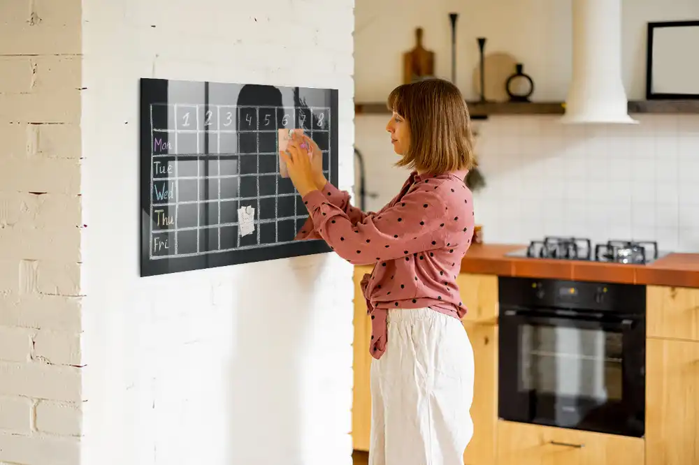 Tableau magnétique pour dessin et emploi du temps