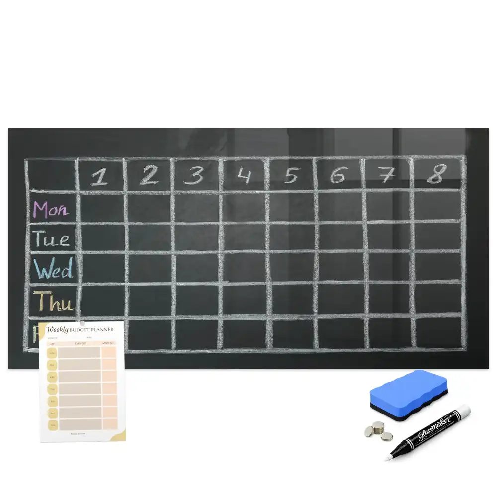 Tableau magnétique pour dessin et emploi du temps