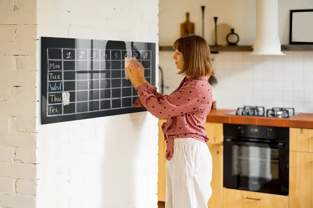 Tableau magnétique pour dessin et emploi du temps