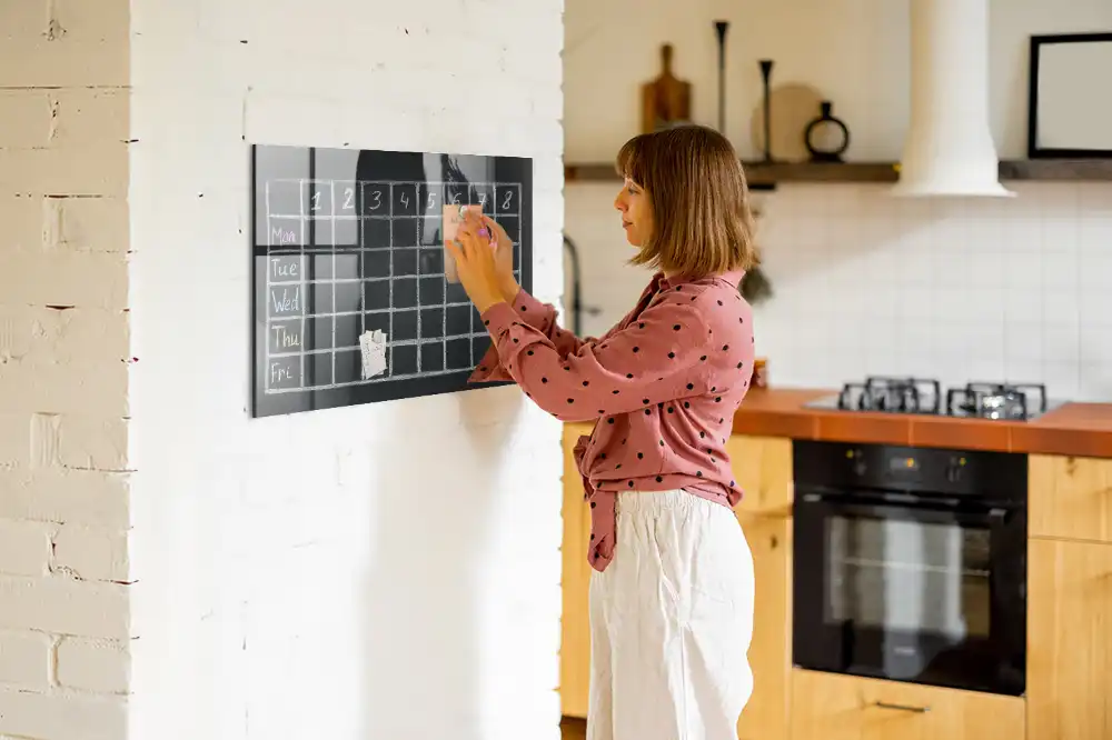 Tableau magnétique pour dessin et emploi du temps