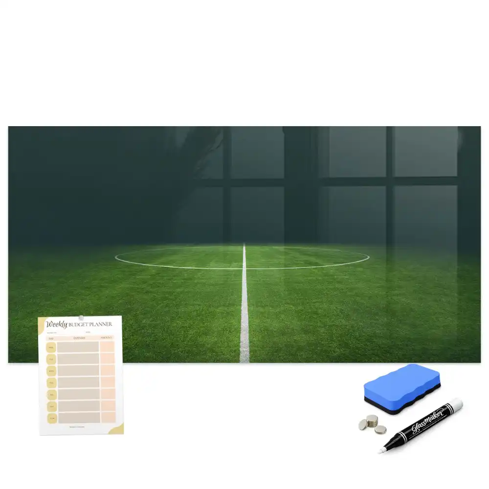Tableau magnétique de tactique avec feutre pour terrain de football