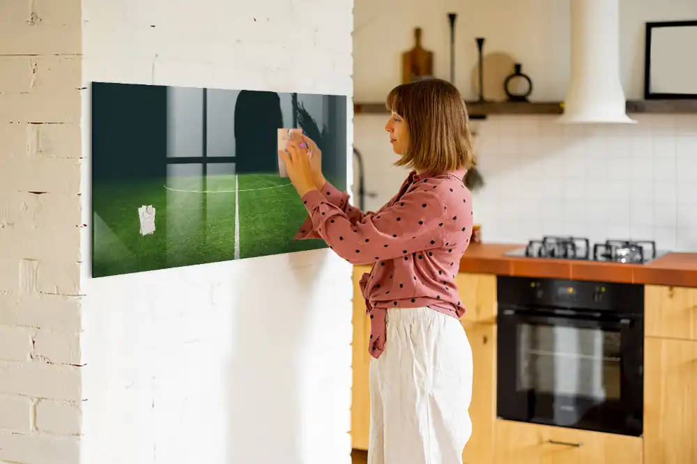 Tableau magnétique de tactique avec feutre pour terrain de football