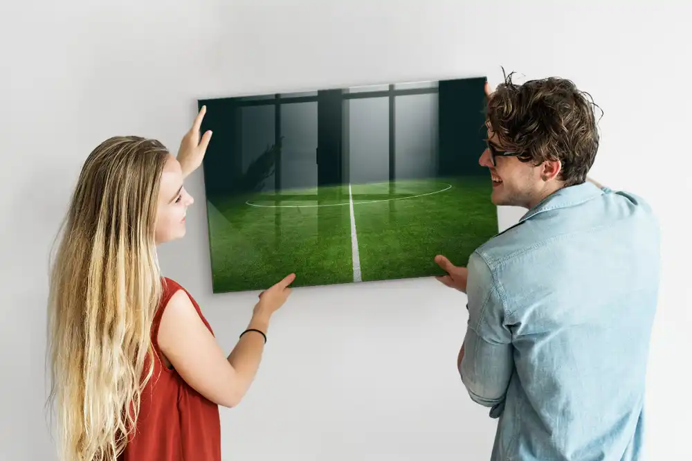 Tableau magnétique de tactique avec feutre pour terrain de football