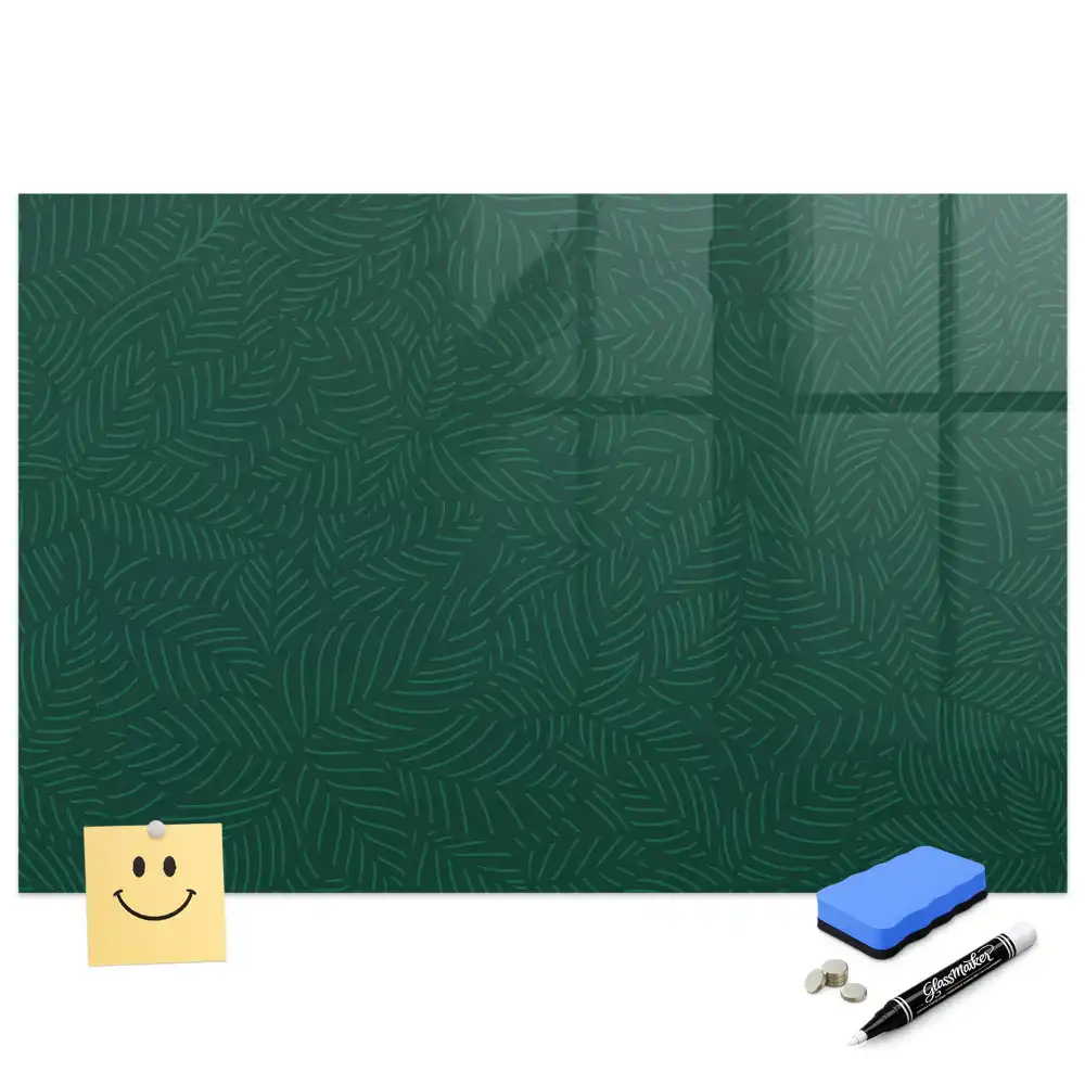 Tableau magnétique à dessiner motif floral