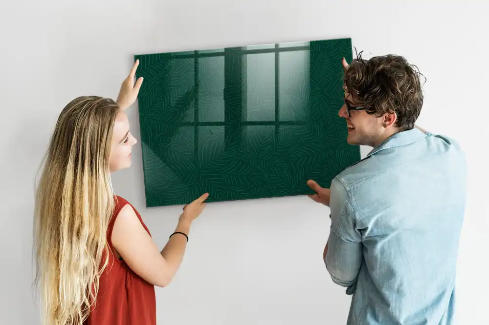Tableau magnétique à dessiner motif floral
