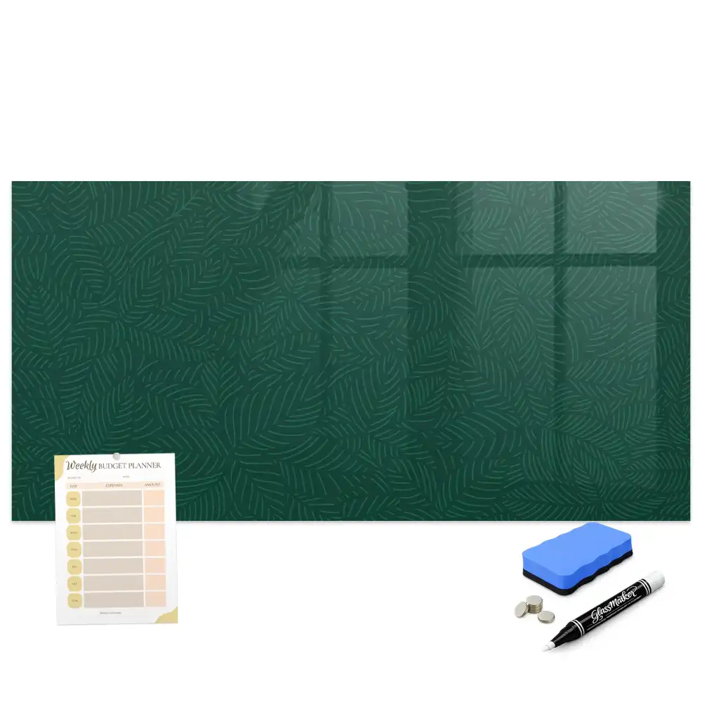 Tableau magnétique à dessiner motif floral